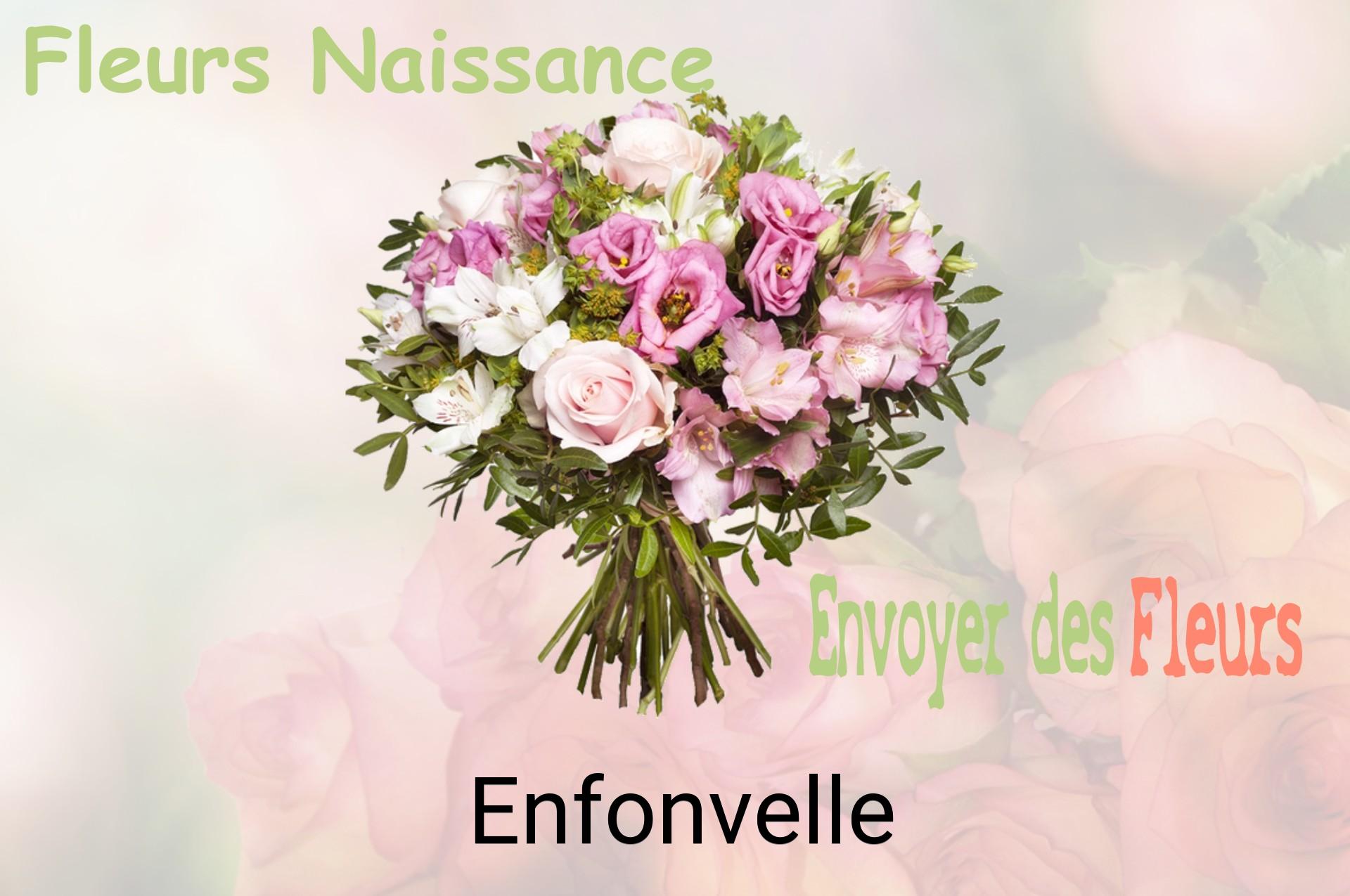 Bouquet de fleurs de naissance livré à Enfonvelle